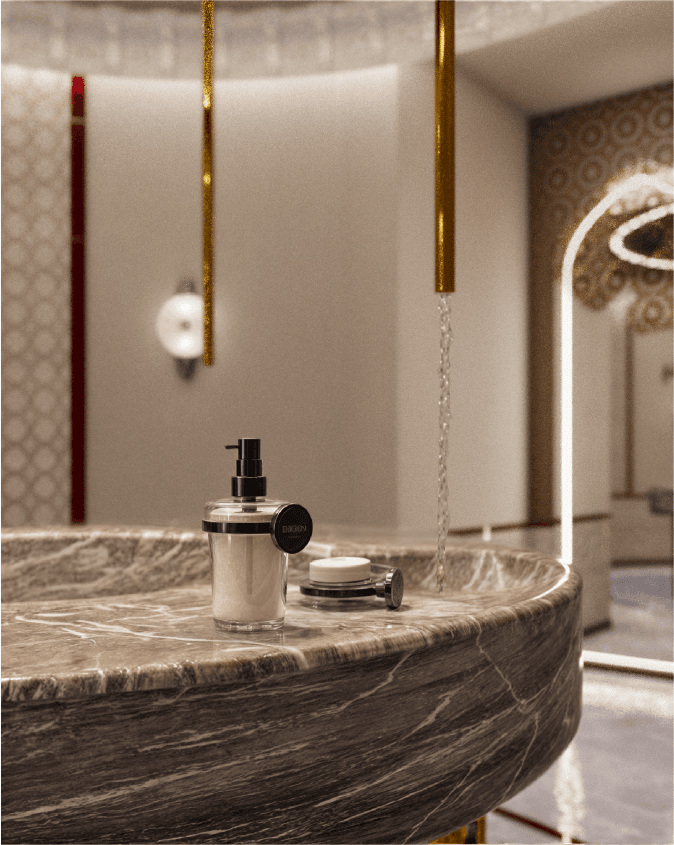 Lux Castle Bathroom  detail 1